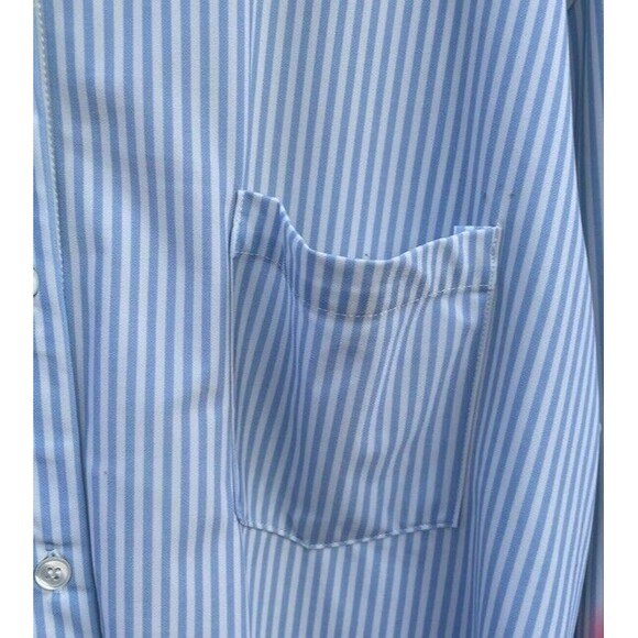 ONA by Yoon Chung Oversized Shirt Small Stripe Sustainable Italian Fabric Beachy - Picture 4 of 14